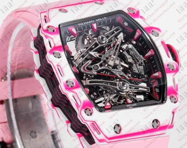 Richard Milner has launched the RM 38-02 model with a pink theme and a design. - Image 3
