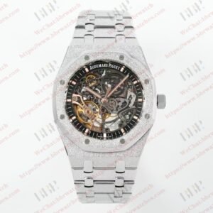 THB Audemars 15407 new, frost gold watch