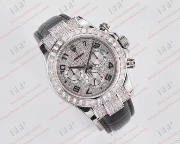 Rolex Daytona with 116599 sapphire-set bezel and 116599 sapphire-set subdial. - Image 3