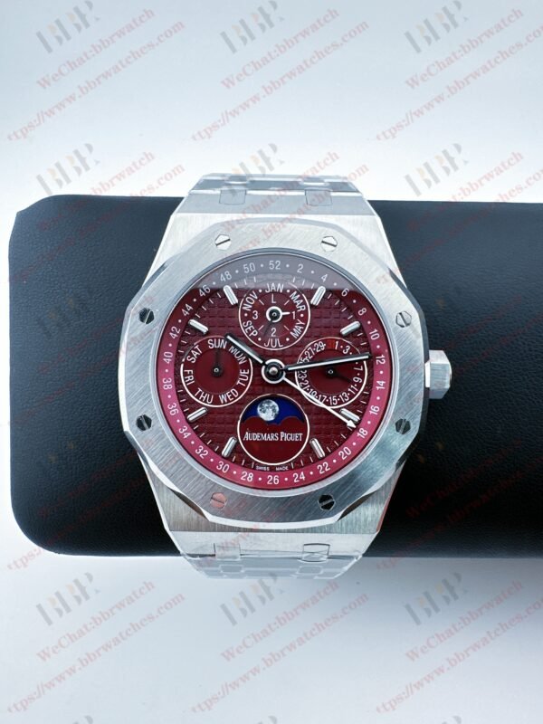 BBR Audemars Piguet Royal Oak Series, a complex-function perpetual calendar wristwatch. Model: 26574ST.OO.1220ST.03