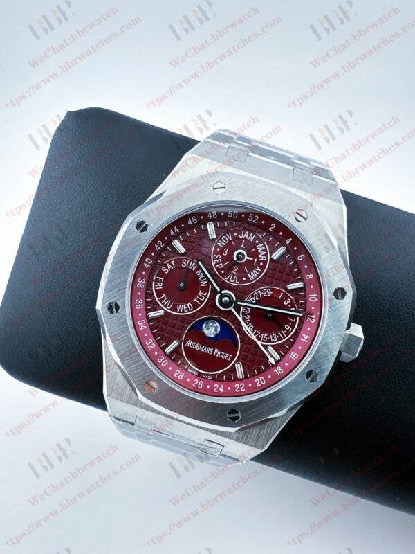 BBR Audemars Piguet Royal Oak Series, a complex-function perpetual calendar wristwatch. Model: 26574ST.OO.1220ST.03 - Image 4