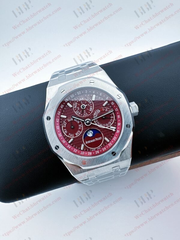 BBR Audemars Piguet Royal Oak Series, a complex-function perpetual calendar wristwatch. Model: 26574ST.OO.1220ST.03 - Image 5