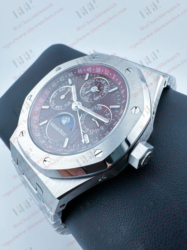 BBR Audemars Piguet Royal Oak Series, a complex-function perpetual calendar wristwatch. Model: 26574ST.OO.1220ST.03 - Image 8